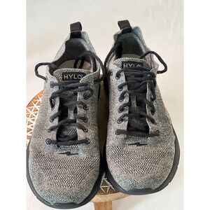 Hylo‎ Athletics Men Running Shoes Grey Black Knit Sustainable Sneakers US 10.5